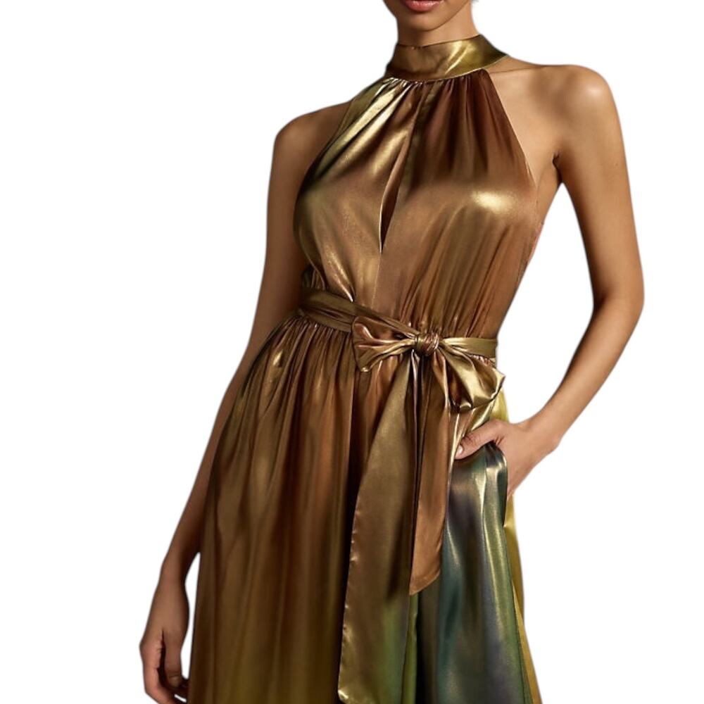 Anthropologie Hutch Halter Wide-Leg Jumpsuit - Novelty - 2 - Picture 13 of 16